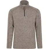 Mountain Warehouse Heren Idris II Half Zip Fleece Top (Beige)