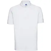 Russell athletic Russell Heren 100% Katoenen Korte Mouw Poloshirt (Wit)