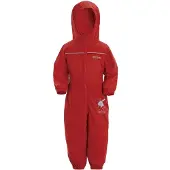 Regatta Great Outdoors Regenpak voor baby's en peuters, model Puddle IV, artikelnummer RG1344 (maat 80), kleur paprika