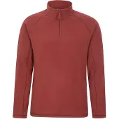 Mountain Warehouse Heren Ashbourne II Half Zip Fleece Top (Bourgondië)