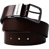 Lambretta Met leer gevoerde riem (Donkerbruin)