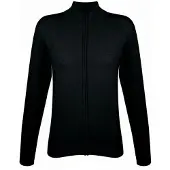 Sols Vrouwen/dames Gordon Full Zip Cardigan (Zwart)