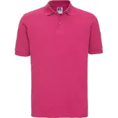 Russell athletic Russell Heren 100% Katoenen Korte Mouw Poloshirt (Fuchsia)
