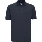 Russell athletic Russell Heren Klassiek Piqué Katoenen Polo Shirt (Franse marine)