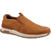 Hush puppies Heren Cole lederen vrijetijdsschoenen (Tan)