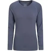 Mountain Warehouse Dames/Dames Quick Dry Top met lange mouwen (Donkergrijs)