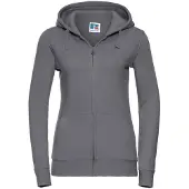 Russell athletic Russell Dames/Dames Authentic Full Zip Hoodie (Konvooi Grijs)