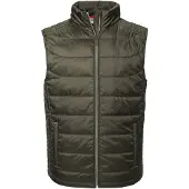 Russell athletic Russell Heren Nano Gewatteerde Bodywarmer (Donkere Olijf)