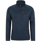 Mountain Warehouse Heren Treston Fleece Top (Marine)