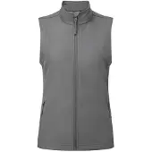 Premier Dames/Dames Windchecker Gerecycled Printbaar Gilet (Donkergrijs)