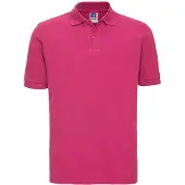 Russell athletic Russell Heren Klassiek Piqué Katoenen Polo Shirt (Fuchsia)