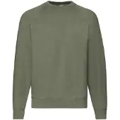 Fruit Of The Loom Heren Premium Ingelegd Sweatshirt (Klassieke Olijf)