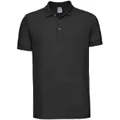 Russell athletic Russell Heren Piqué Stretch Poloshirt (Zwart)