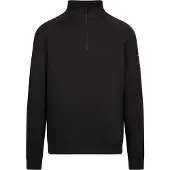 Trespass Heren Zakery Sweatshirt met halve rits (Zwart)