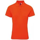 Premier Dames/Dames Coolchecker Plus Poloshirt (Oranje)