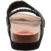 Rocket dog Dames/Dames Aruba Raffia Teenslippers (Zwart)