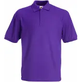 Fruit Of The Loom Kinder/Kids Piqué Poloshirt met Korte Mouwen (Paars)