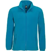 Sols Heren North Full Zip Outdoor Fleece Jacket (Aqua)