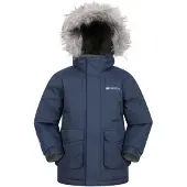 Mountain Warehouse Waterafstotend kinder/kinderjack met Ranger-logo (Blauw)