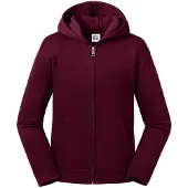 Russell athletic Russell Kinderen/kinderen Authentieke Zip Hooded Sweatshirt (Bourgondië)