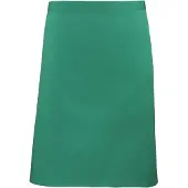 Premier Dames/Dames Mid-Length Apron (Pakket van 2) (Smaragd)