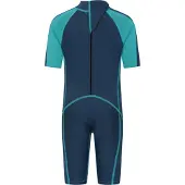 Mountain Warehouse Wetsuit met contrasterende panelen voor kinderen (Teal)