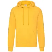 Fruit Of The Loom Volwassenen Unisex klassiek sweatshirt met capuchon (Zonnebloem)