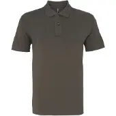 Asquith & Fox Heren Poloshirt met korte mouwen (Leisteen)
