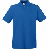 Fruit Of The Loom Premium Heren Poloshirt Met Korte Mouwen (Royaal Blauw)