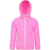 Mountain Warehouse Snowdonia II Full Zip Hoodie Kinderen/Kinderen (Helder Roze)