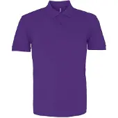 Asquith & Fox Heren Poloshirt met korte mouwen (Paars)