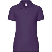 Fruit Of The Loom Dames/Dames Lady Fit 65/35 Poloshirt (Paars)