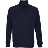 Sols Uniseks Conrad Sweatshirt met Quarter Zip voor volwassenen (Franse marine)