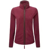 Premier Dames/Dames Artisan Contrast Trim Fleece Jacket (Bourgogne/Bruin)