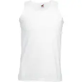 Fruit Of The Loom Heren Atletisch Mouwloos Hemd / Tanktop (Wit)