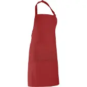 Premier Dames/Dames Kleuren Bipschort Met Zak / Werkkleding (Pakket van 2) (Rood)