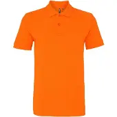 Asquith & Fox Heren Poloshirt met korte mouwen (Oranje)