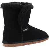 Hush puppies Dames/dames Ashleigh Slipper Laarzen van Suède (Zwart)