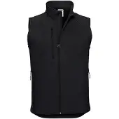 Russell athletic Russell Heren Softshell Gilet (Zwart)