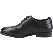 Hush puppies Dames Natalia Leren Brogues (Zwart/Zwart)