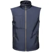 Regatta Heren Achthoek II Drukbare Soft Shell Bodywarmer (Marine/Seal Grijs)