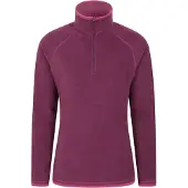 Mountain Warehouse Dames/Dames Montana Half Zip Fleece Top (Bes)