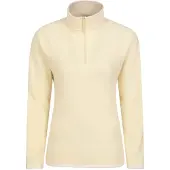 Mountain Warehouse Dames/Dames Montana Half Zip Fleece Top (Geel)