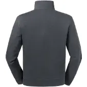 Russell athletic Russell Heren Authentieke Zip Neck Sweatshirt (Konvooi Grijs)