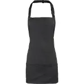 Premier Kleuren 2-in-1 schort / werkkleding (Pack of 2) (Zwart)
