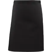 Premier Dames/Dames Mid-Length Apron (Pakket van 2) (Zwart)