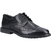 Hush puppies Dames/Dames Verity Leren Brogues (Zwart octrooi)