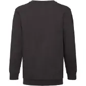 Fruit Of The Loom Kids / Kinderen Klassieke Drop Schouder Sweatshirt (Zwart)