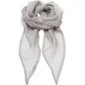 Premier Uniseks sjaal van chiffon in kleuren voor volwassenen (Zilver)
