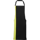 Premier Uniseks Contrast Werkkleding Schort (Pack of 2) (Zwart/Kalk)